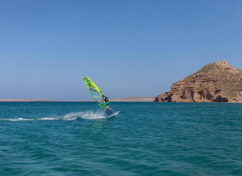 Crete windsurfing holiday kouremenos bay freestyle