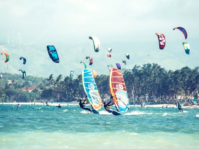 windsurfing kitesurfing boracay